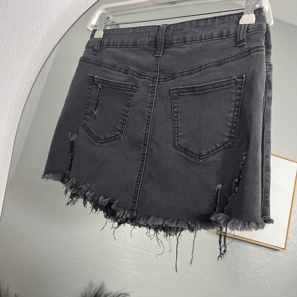 Dance & Marvel Denim Mini Skirt - Picture 3 of 3